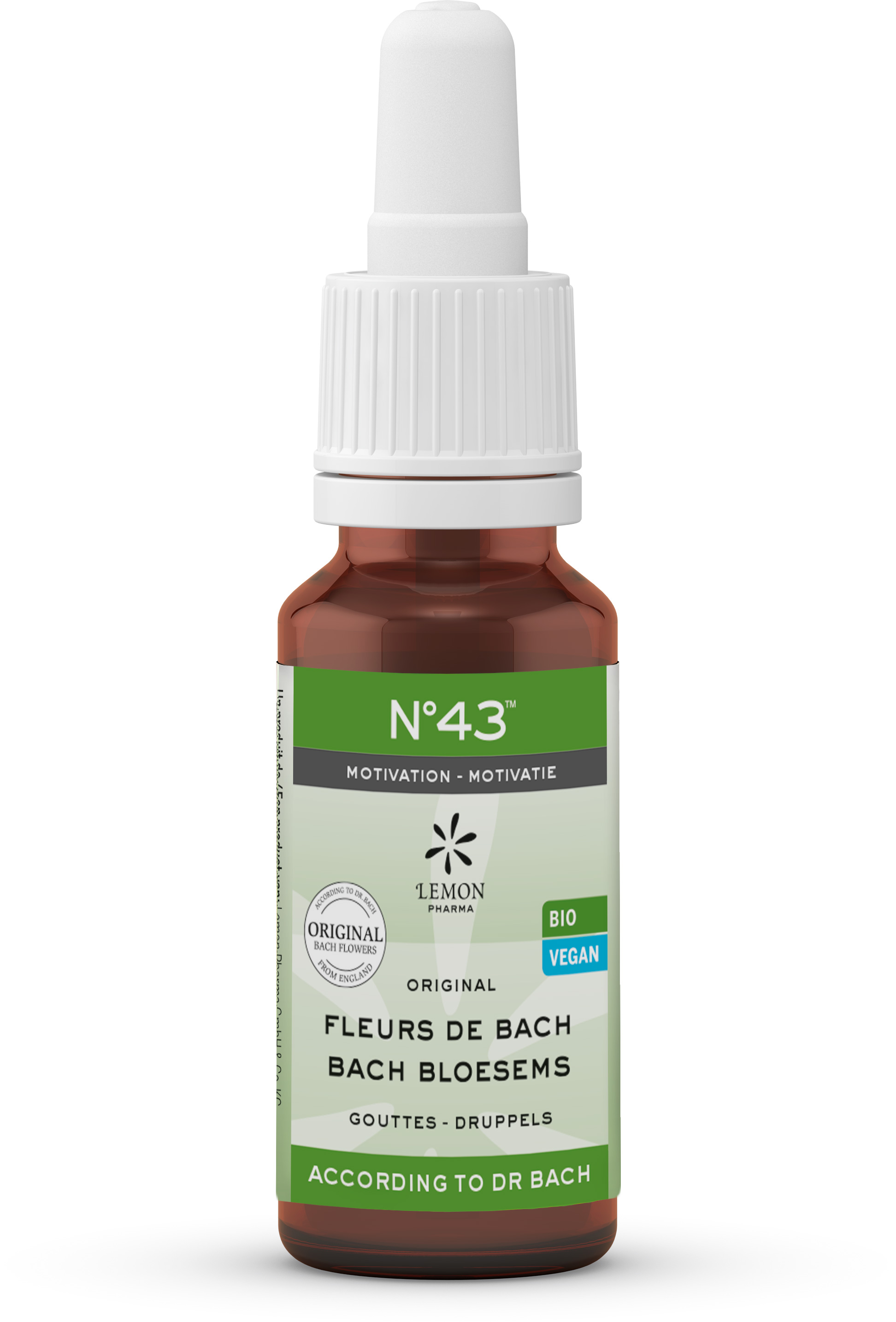 Bach bloesem melange Nr. 43 Motivatie BIO